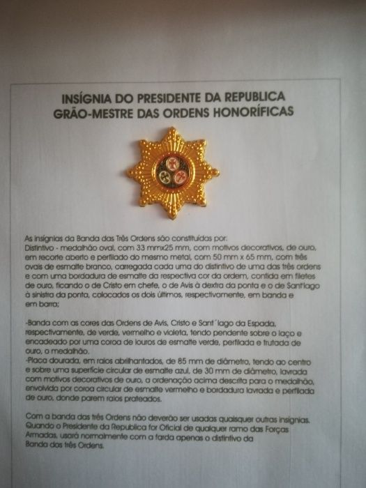Coleção Ordens Honoríficas Portuguesas - Peças Novas