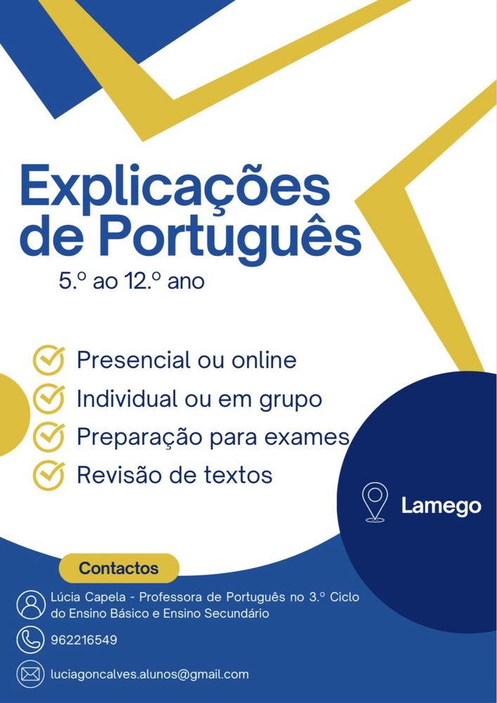Explicações de Português
