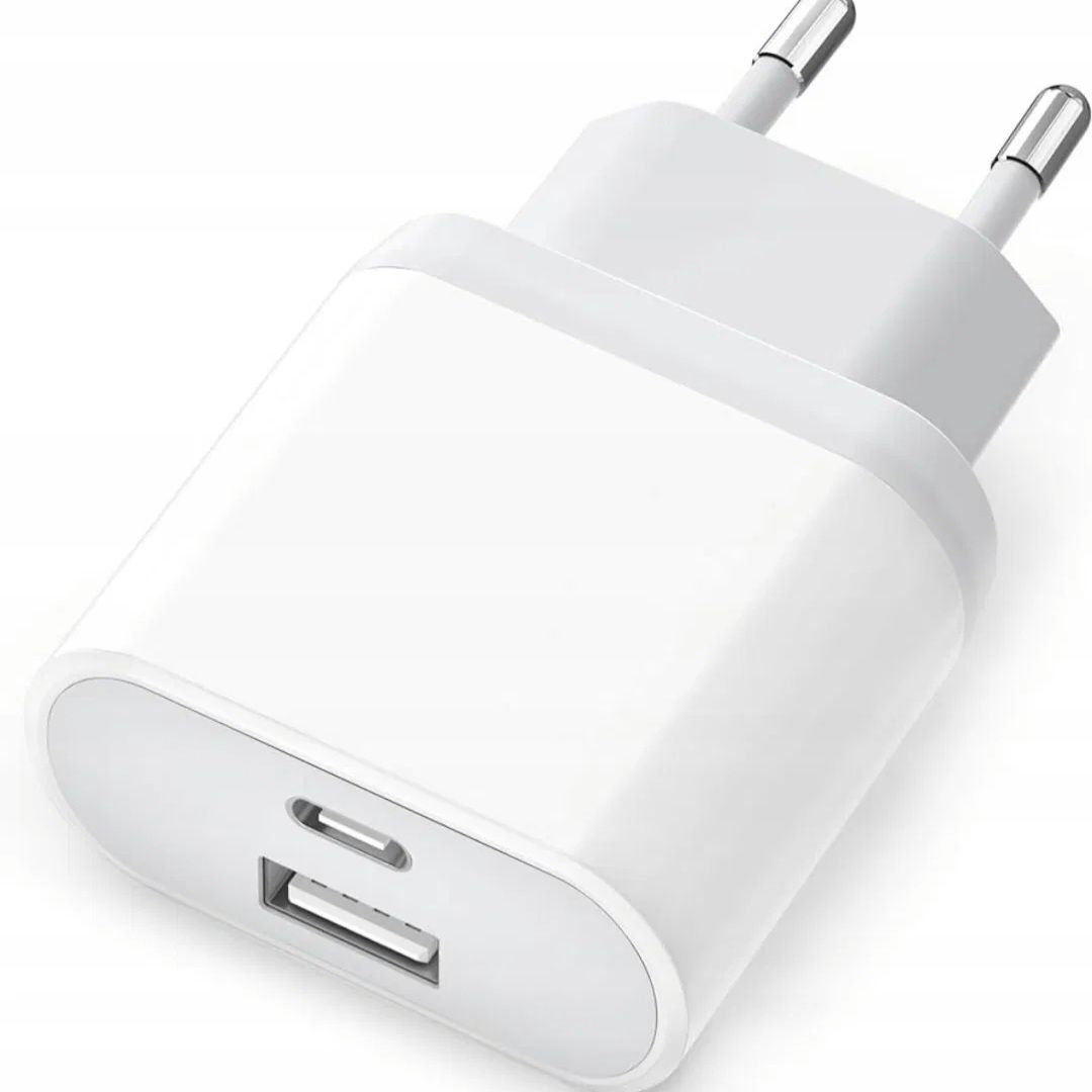 Anlikool Szybka ładowarka sieciowa 20W USB-A USB-C plus dwa kable