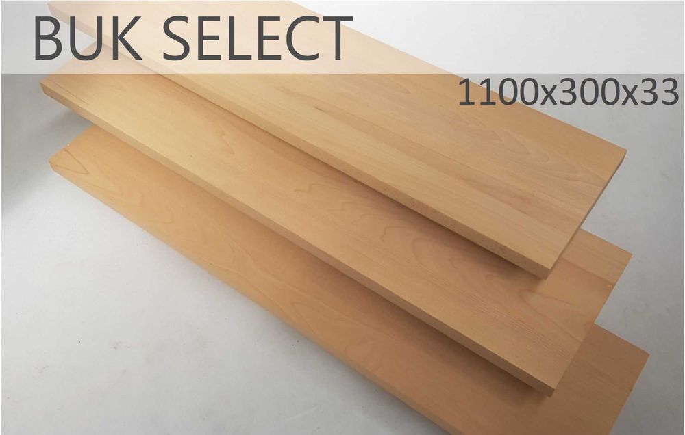 stopnie, schody trepy buk select 1100x300x33mm od ręki