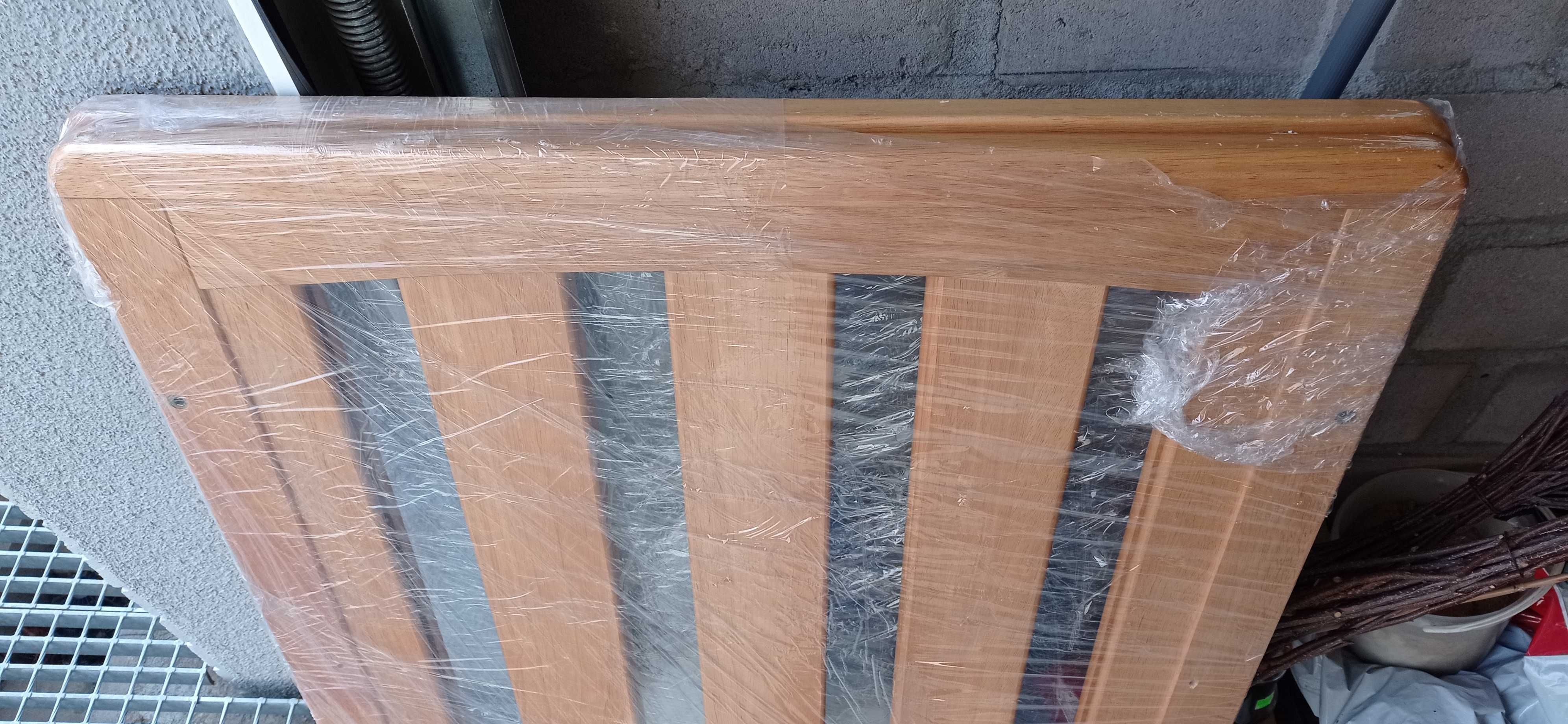 Łóżeczko dla dziecka drewniane dębowe lakierowane