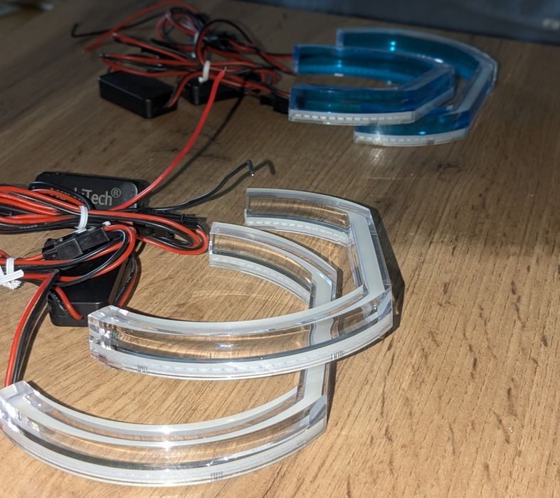 Ангельские глазки DTM стиль е46, е39. Лимонные