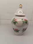 Jarra pote Porcelana Antigo. Excelente estado. 18 cm