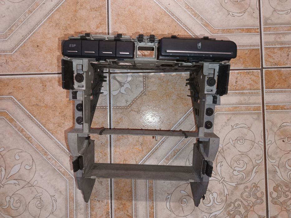 Kosz 2 DIN cupholder ESP chrom Audi A4 B6 B7 części