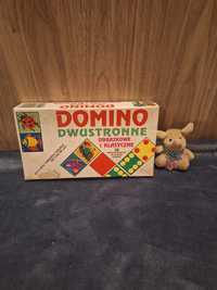 Gra Domino dwustronne plus maskotka w gratisie