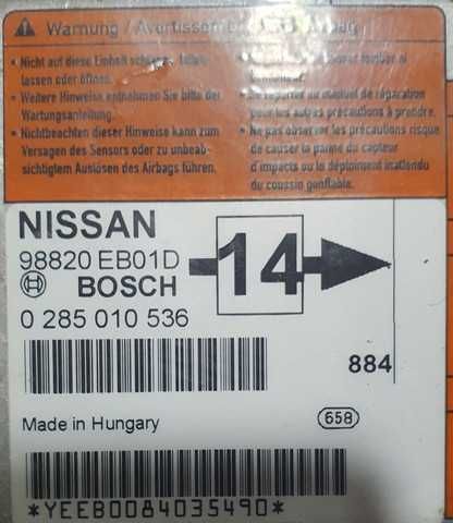 Модуль  керування подушки безпеки Nissan Navara D40M 2005-10 оригінал