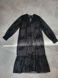 Sukienka Zara S/M Czarna kwiaty groszki