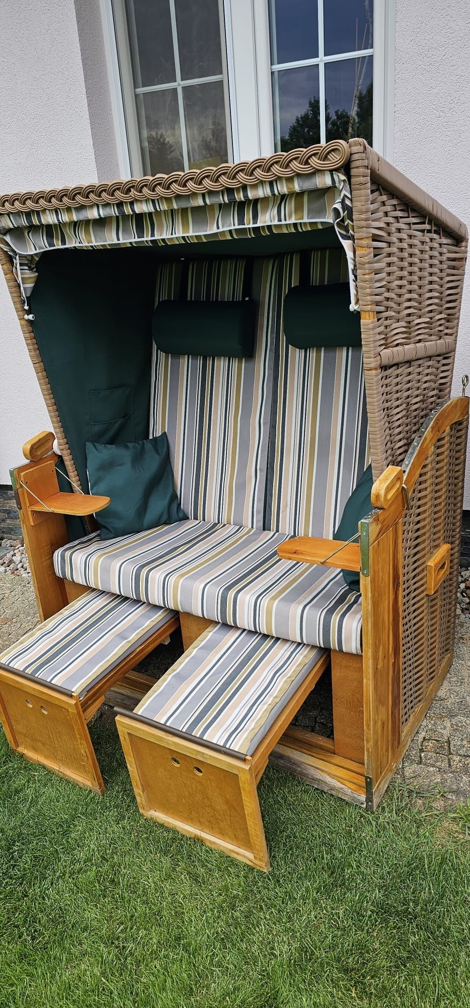 Kosz plażowy 2szt, używane