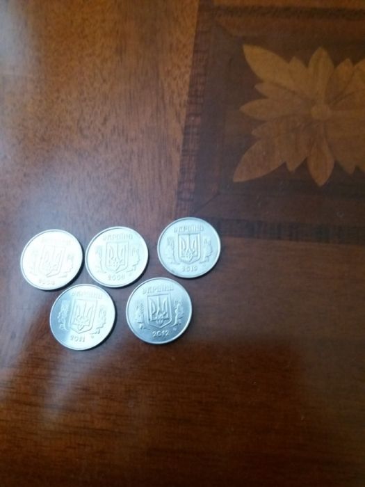 Продам монеты Украины 1,2,5,10,25,50коп и 1грн