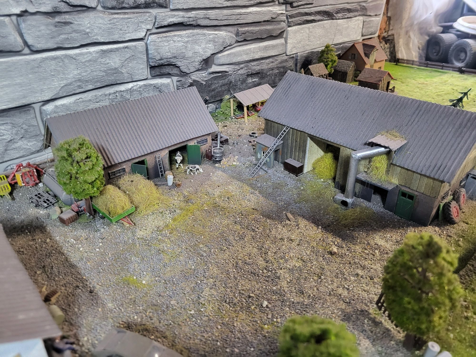 Makieta gospodarstwa rolnego 1/87