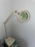 Vintage lampa z lupa biurko kosmetyczna tatuatorska loft prl  wellman