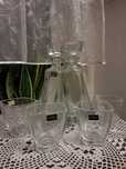 Bohemia Lovers Crystalite 2 karafki do whisky + 4 szklanki