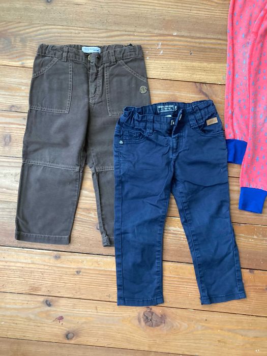 Zestaw 6 szt spodnie spodenki getry leginsy Trussardi Muddy Puddles 92