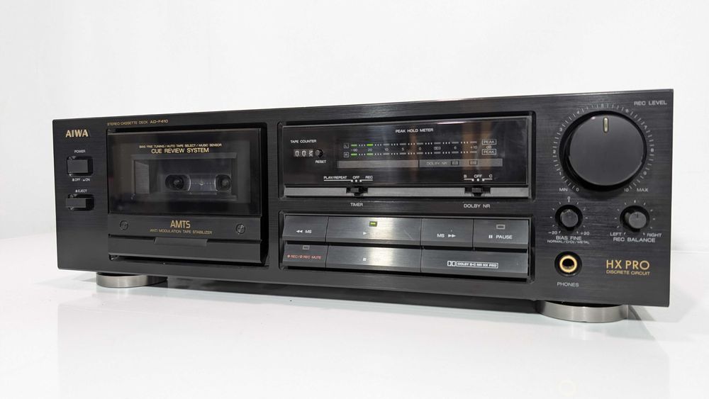 Касетна дека Aiwa AD-F410Z, HX Pro/Dolby/2-ві голови/збірка Сингапур