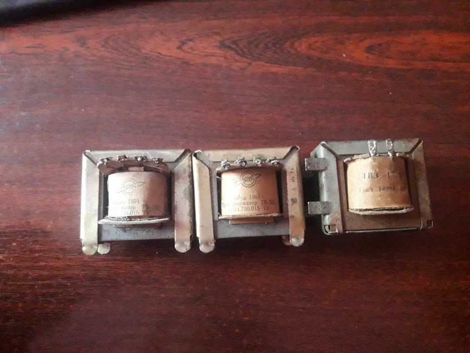 Радіолампи + звукові трансформатори ТВЗ, ТВ-ЗШ