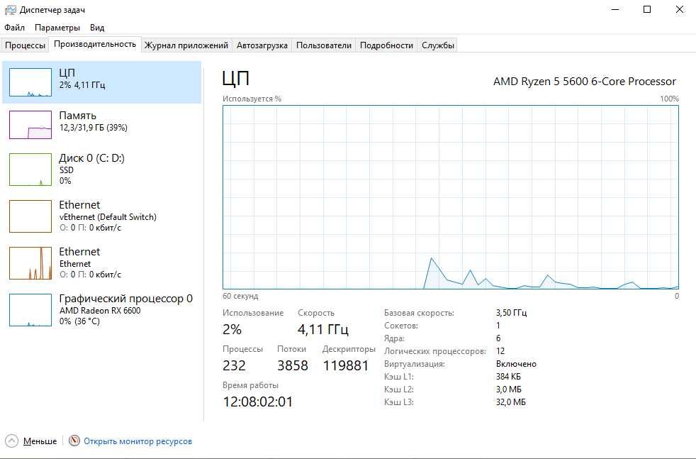 Ігровий ПК Ryzen 5 5600\ RX 6600\ 32 GB DDR4 3200\ SSD 1TB