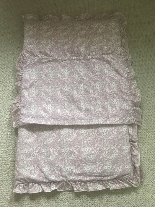 Pościel dziecięca z falbanką Latula 90x120 wraz z wkładem