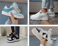 Кроссовки Nike Air Max женские Найк Аир Макс Nike Air Force 1 кожаные