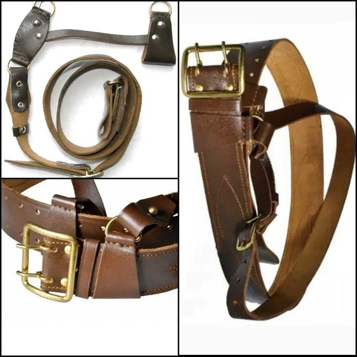 Ремень Офицерский кожаный портупея СССР Портупея мужская военная