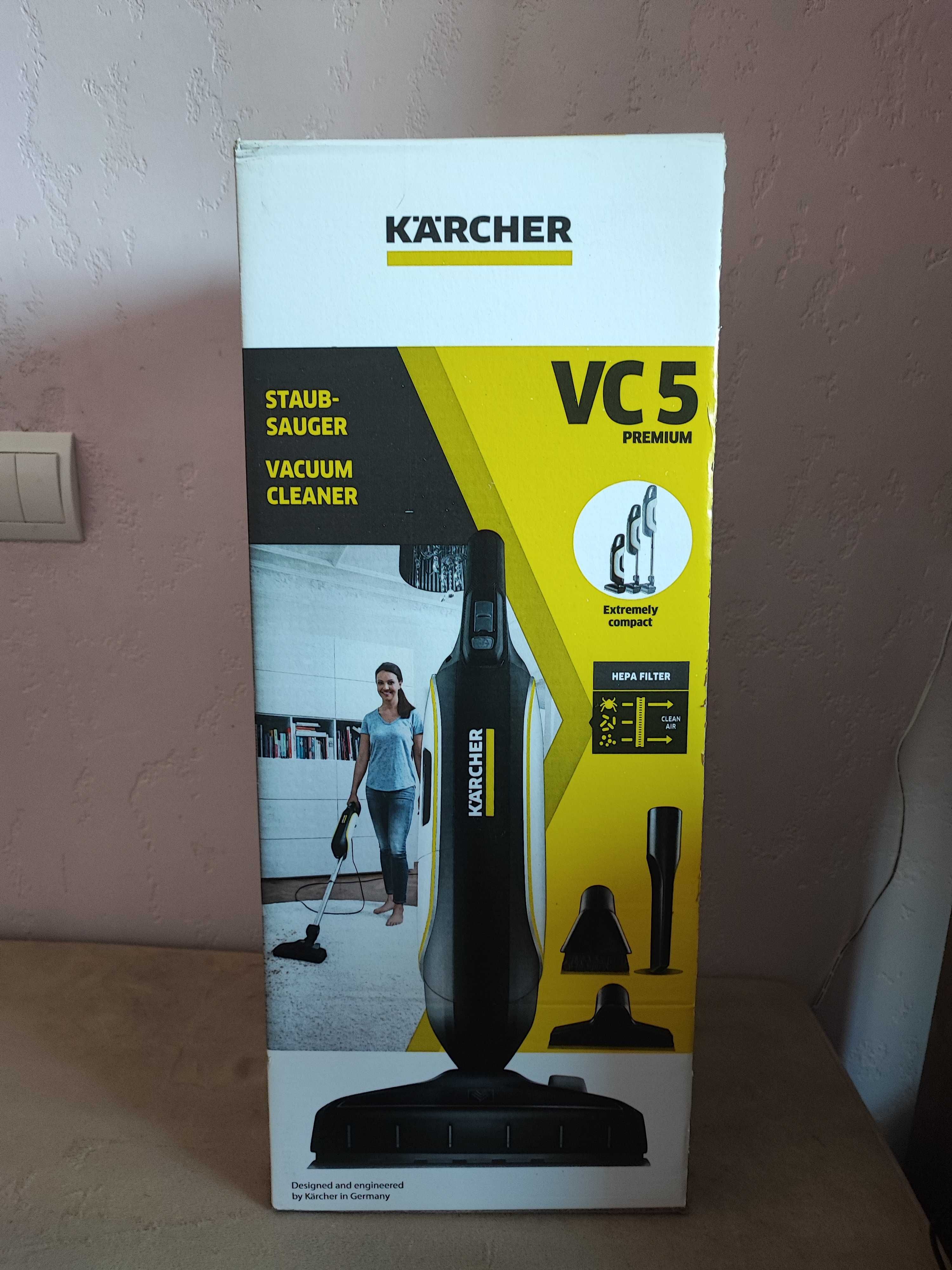 Пылесос KARCHER VC 5 premium  в идеальном состоянии