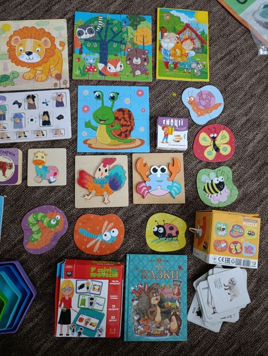 Розвиваючі Іграшки та пазли з 1+