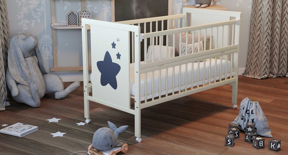 Ліжечко Букове ! Ліжко для Немовлят / Кроватка для новонароджених