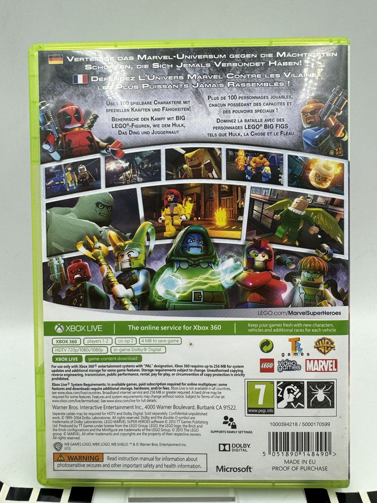Lego Marvel Super Heroes Xbox 360 Gwarancja