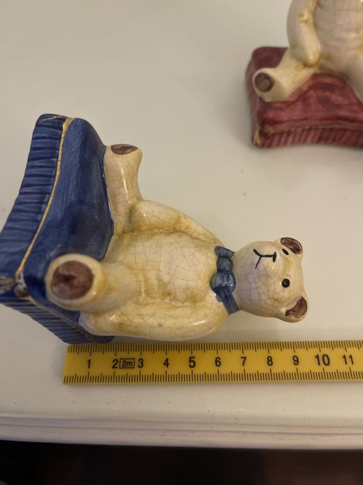 Ursinhos em porcelana inglesa