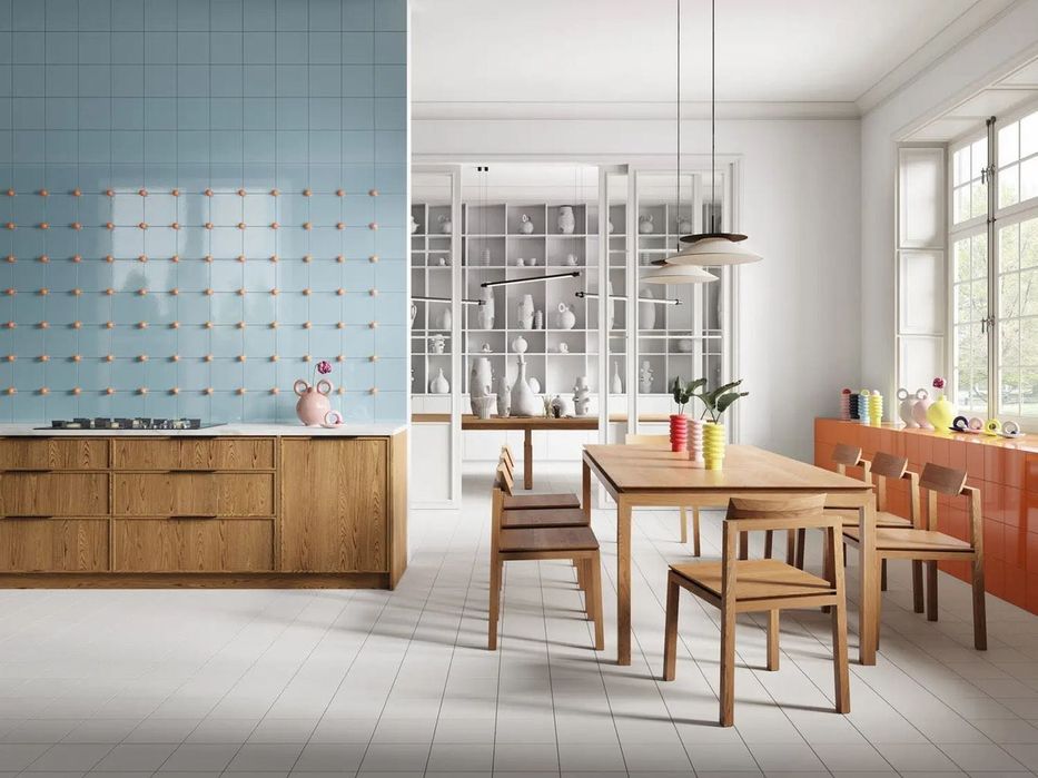 Płytki Tubądzin Pastel Denim MAT, Jasny szary MAT