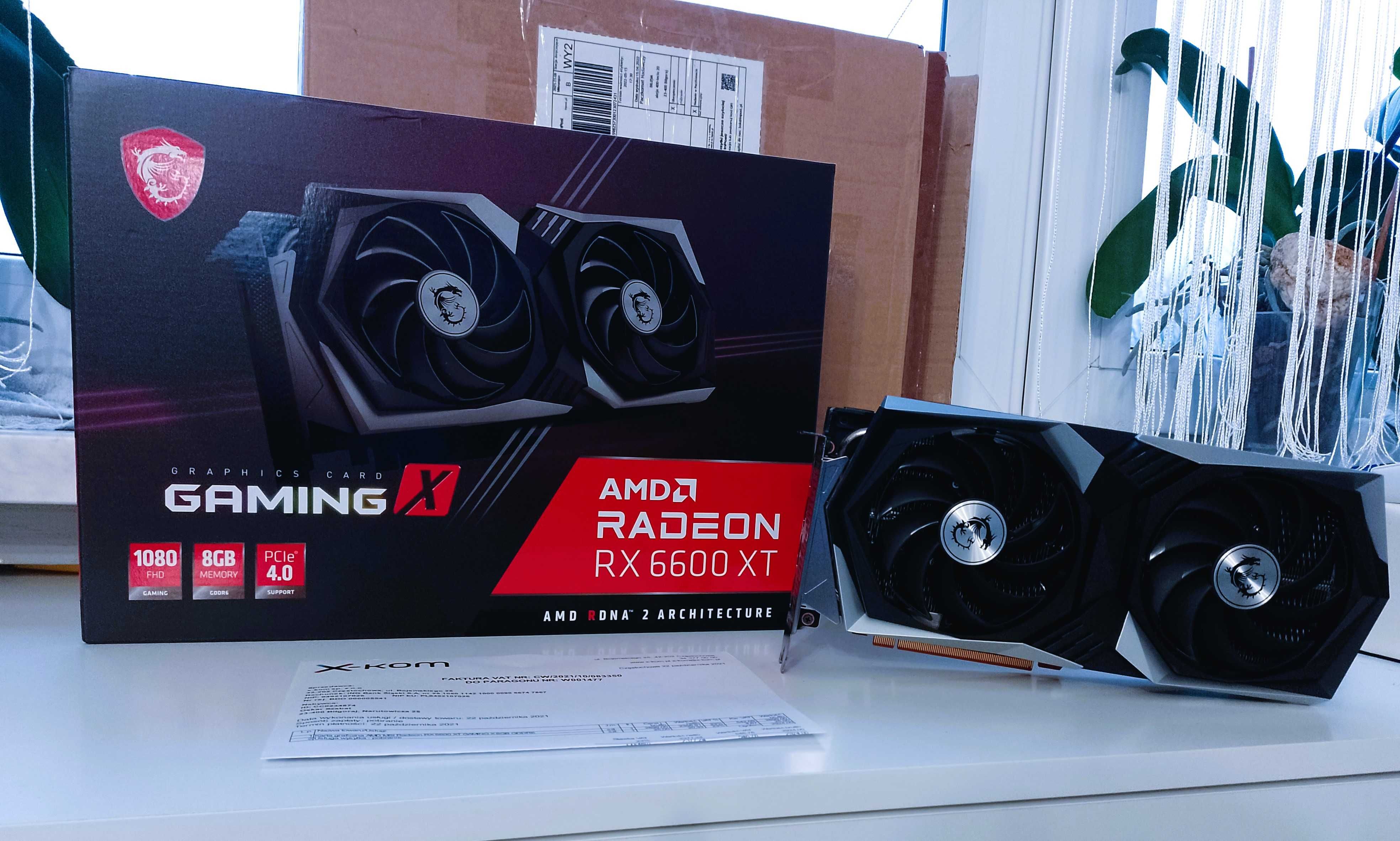 MSI Radeon RX 6600 XT GAMING X 8GB Na Gwarancji X-kom