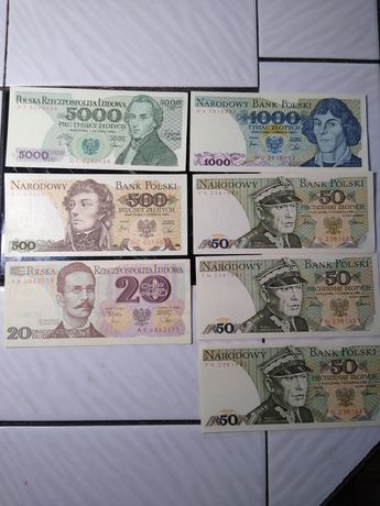 Banknoty prl stan bankowy