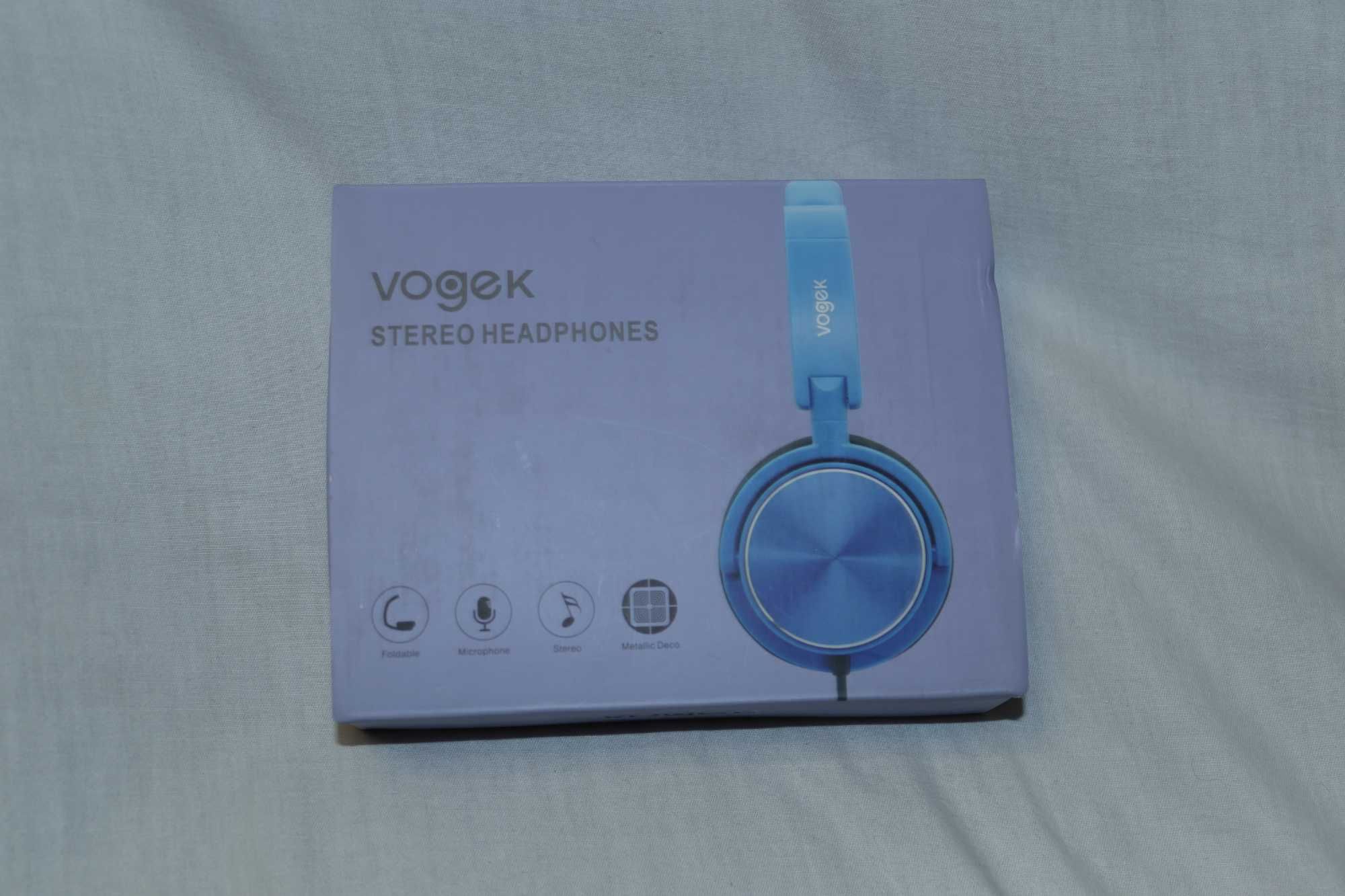 Słuchawki przewodowe vogek stereo headphones