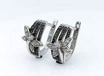 Золотые серьги 585