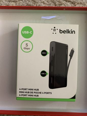 Mini Hub BELKIN USB-C 4 Portas