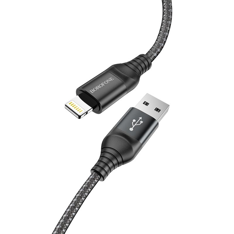 Borofone Kabel Bx56 Delightful - Usb Na Lightning - 2,4A 1 Metr Czarny