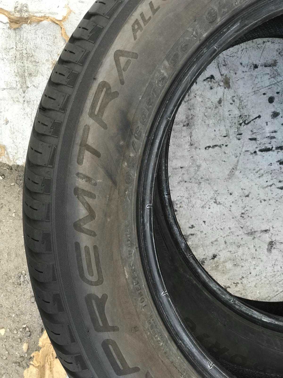 Шини Maxxis Premitra AllSeason 205/60R16 Пара Б/у Склад Оригінал