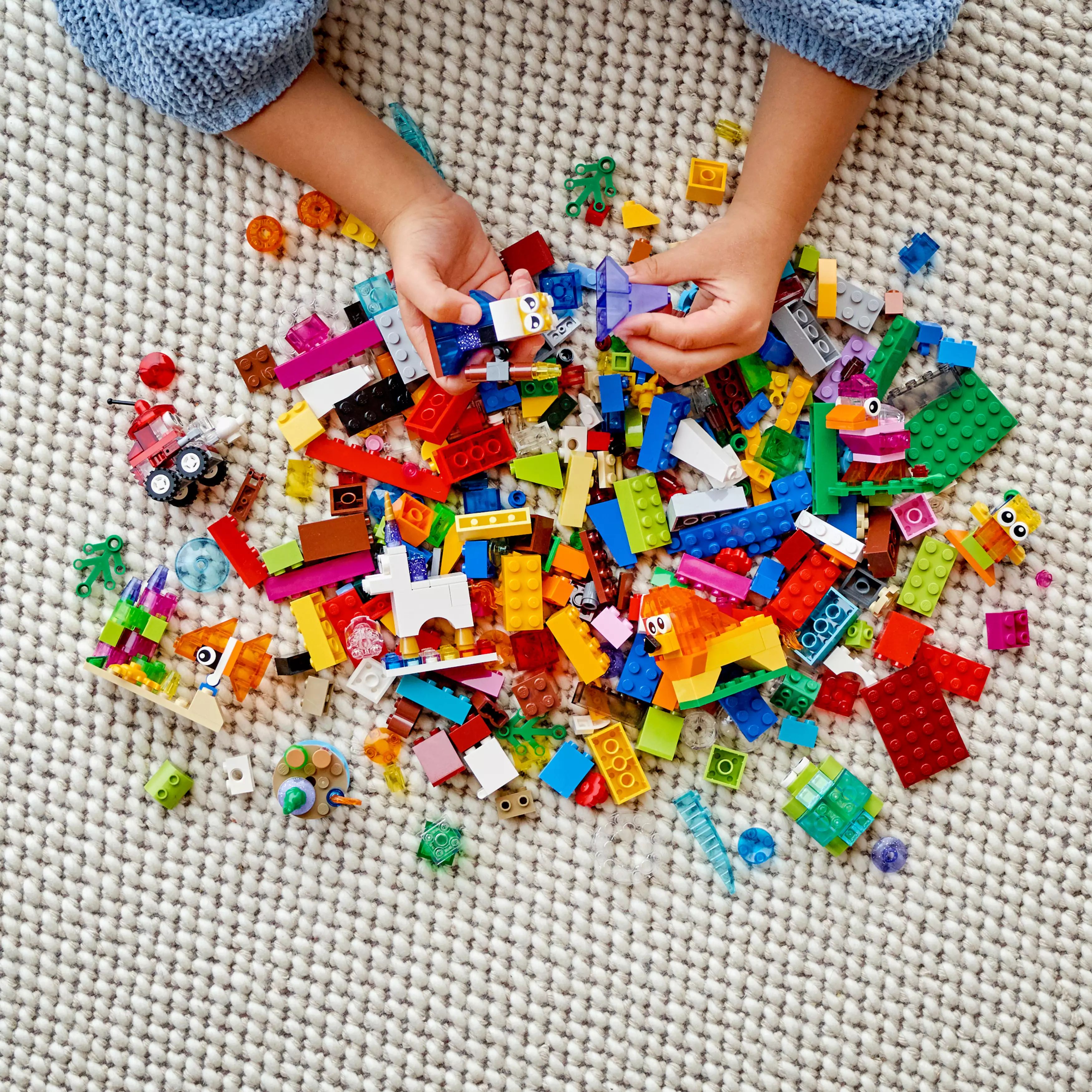 LEGO Classic Kreatywne przezroczyste klocki 11013