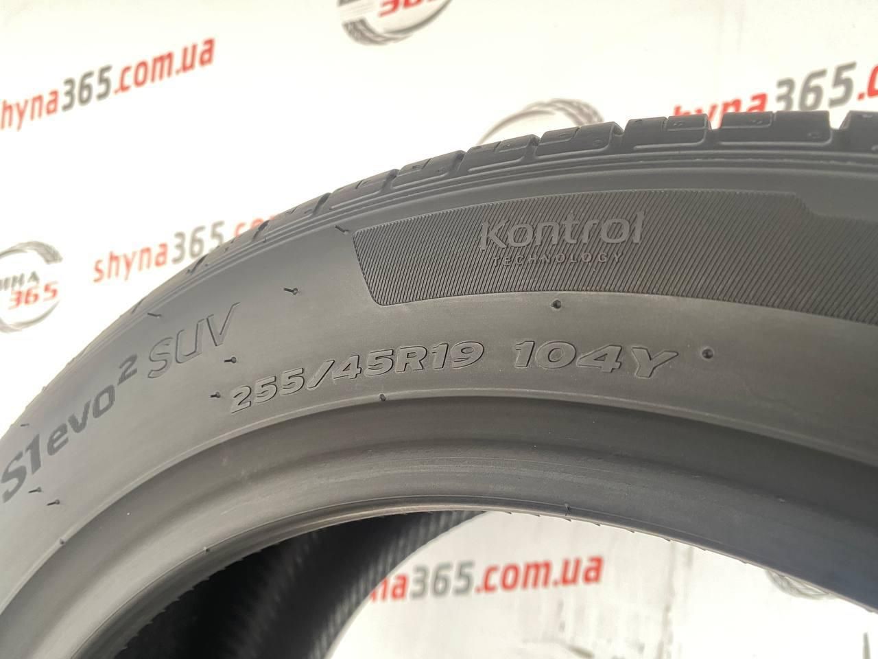 255/45 r19 hankook ventus s1 evo2 suv k117a 5mm шини бу