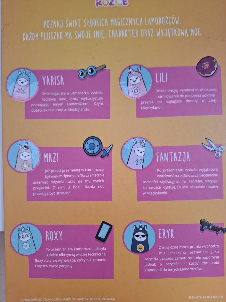 Maskotka Lily Hejka tu Lenka lamorożec