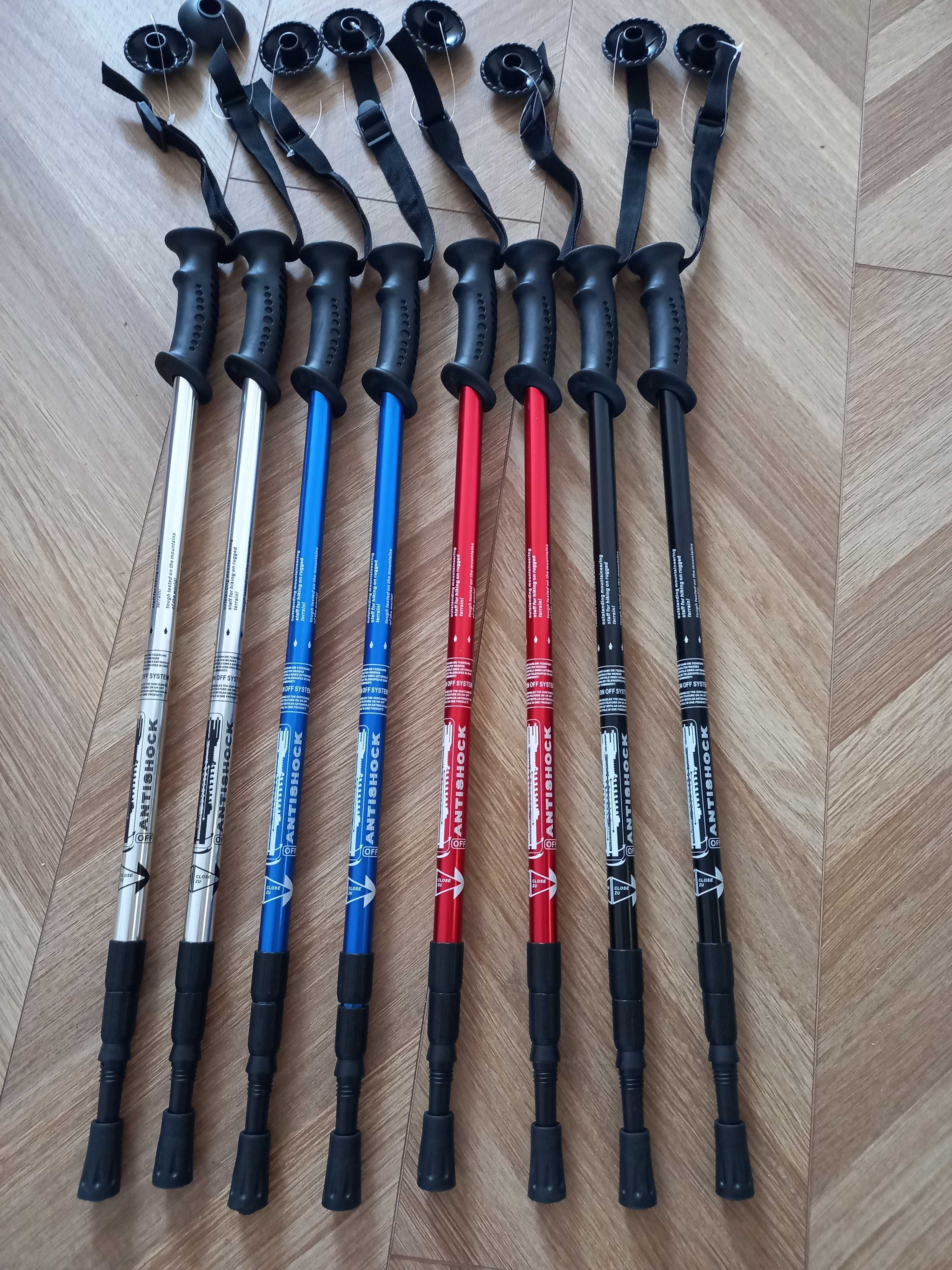 Nowe kijki trekkingowe kijki do nordic walking aluminiowe z kompasem