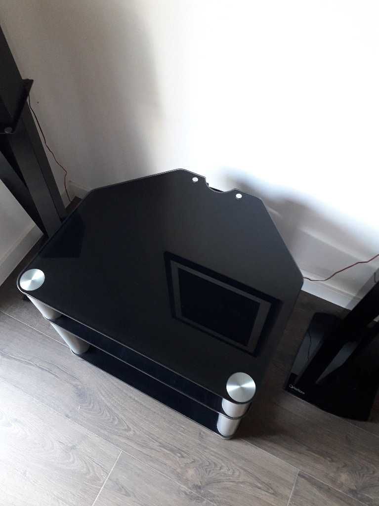 szafka, stolik audio Sonorous RX2130 Srebrny-czarny