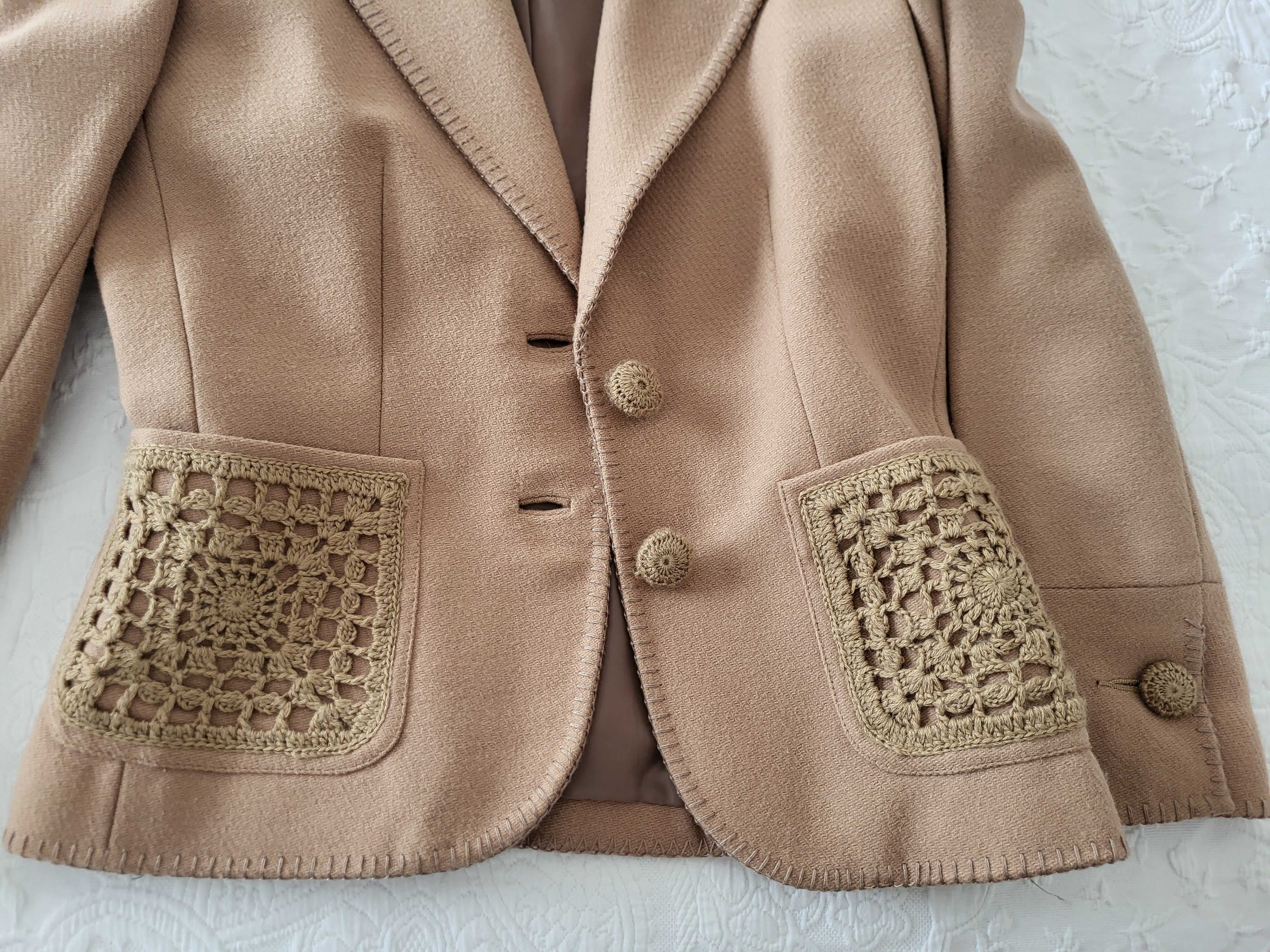 Casaco / Blazer Beje Cortefiel