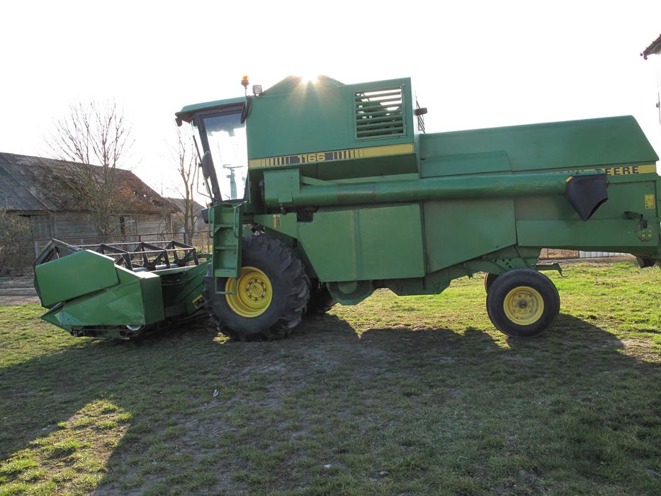Kombajn Zbożowy John Deere 1166 Klima Sieczkarnia Heder 3,60