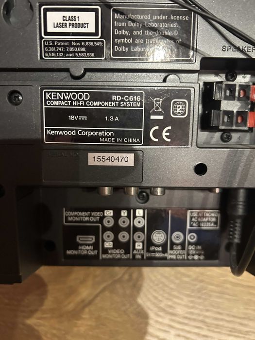 Kenwood RD-C616 Odtwarzacz Hi-Fi i DVD