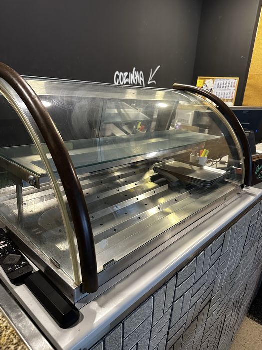 Expositor quente / estufa