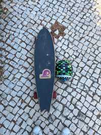Conjunto Skate Longboard Palisades + Capacete