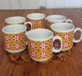 Włoskie filiżanki Espresso Monopoli porcelana D'ITALIA