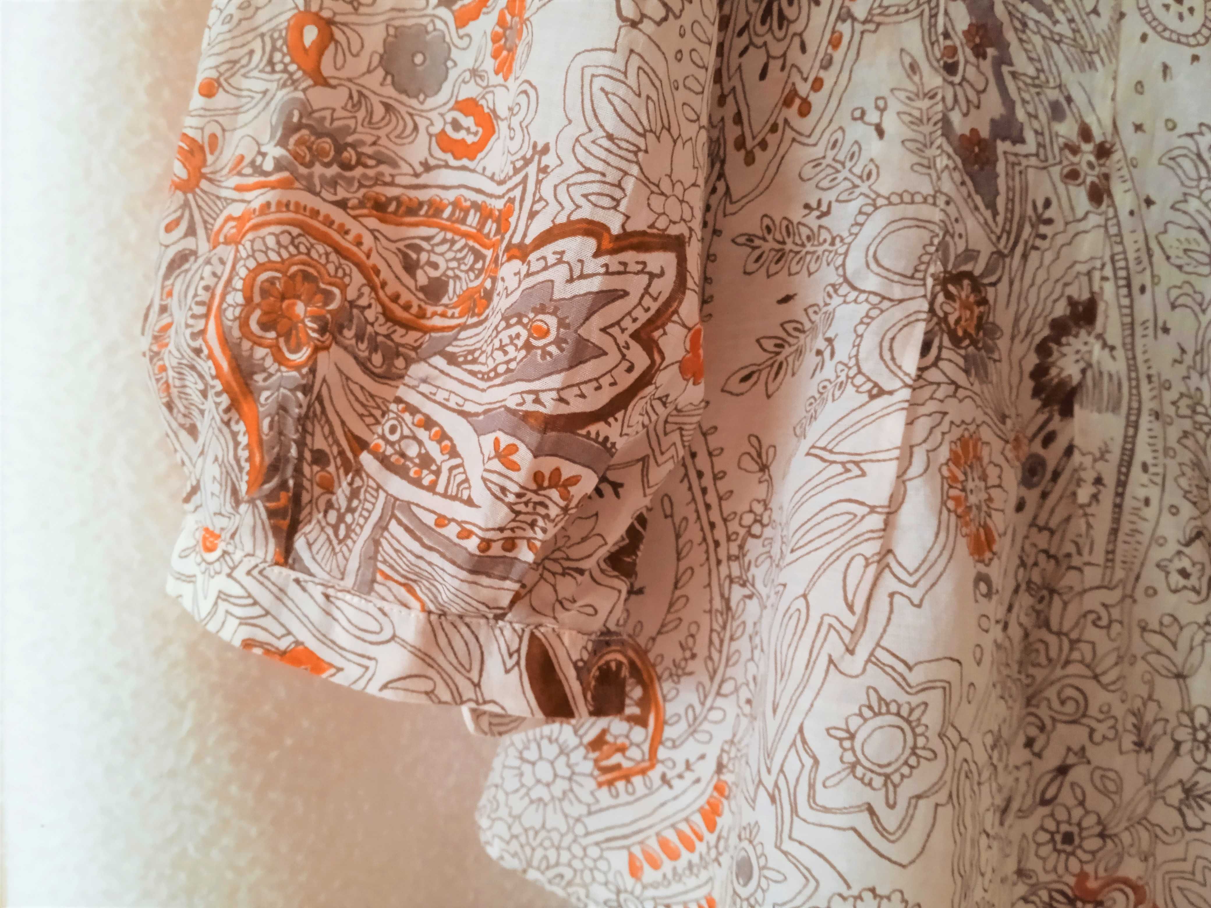 Massimo Dutti koszula bluzka damska z jedwabiem