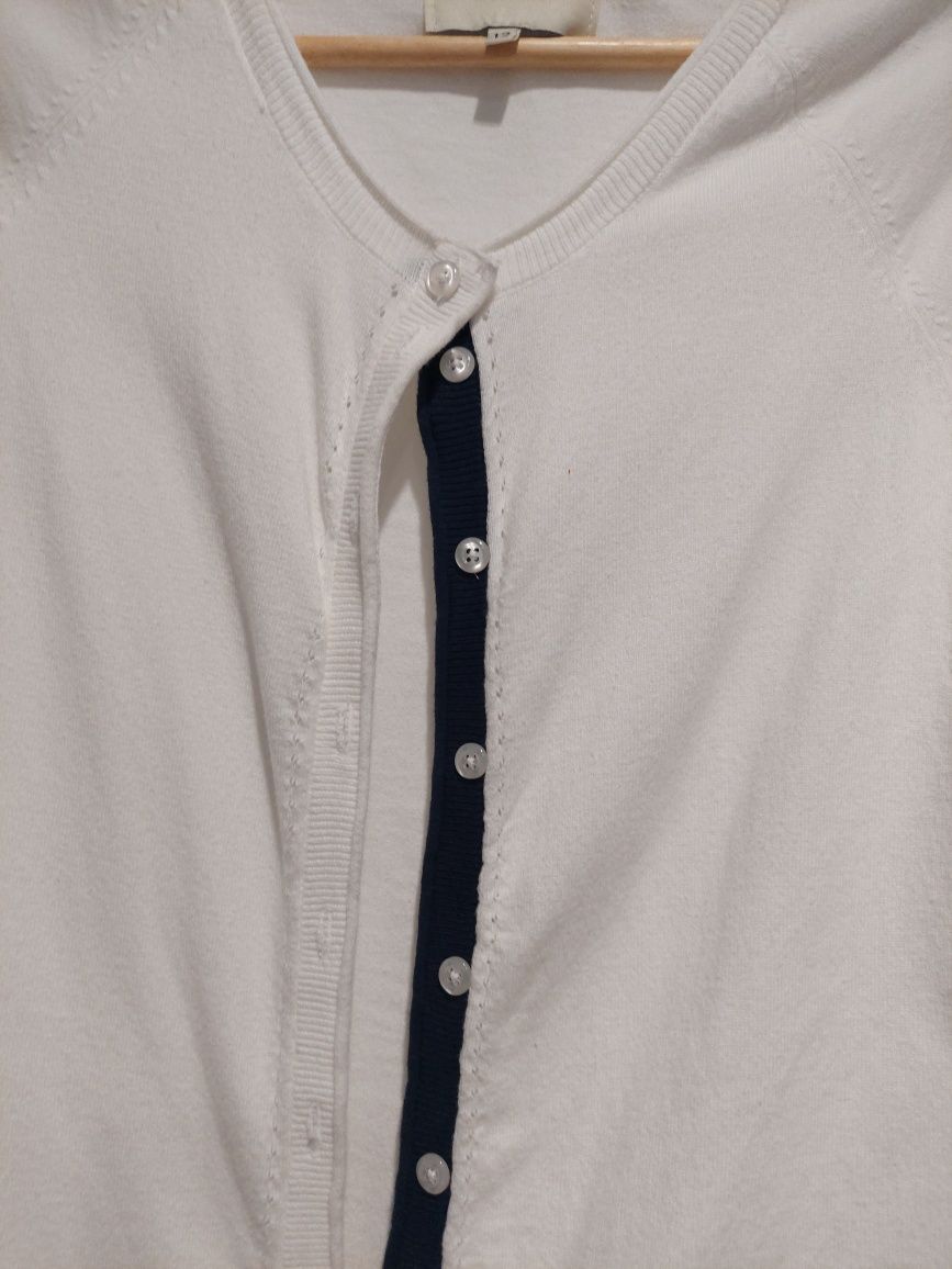 Sweter biały bawełniany rozmiar 40
