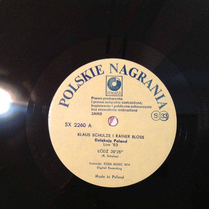 Винил Klaus Schulze ‎2LP 1983